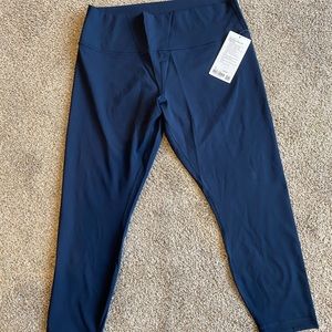 Lululemon Wunder Under HR Tights in True Navy